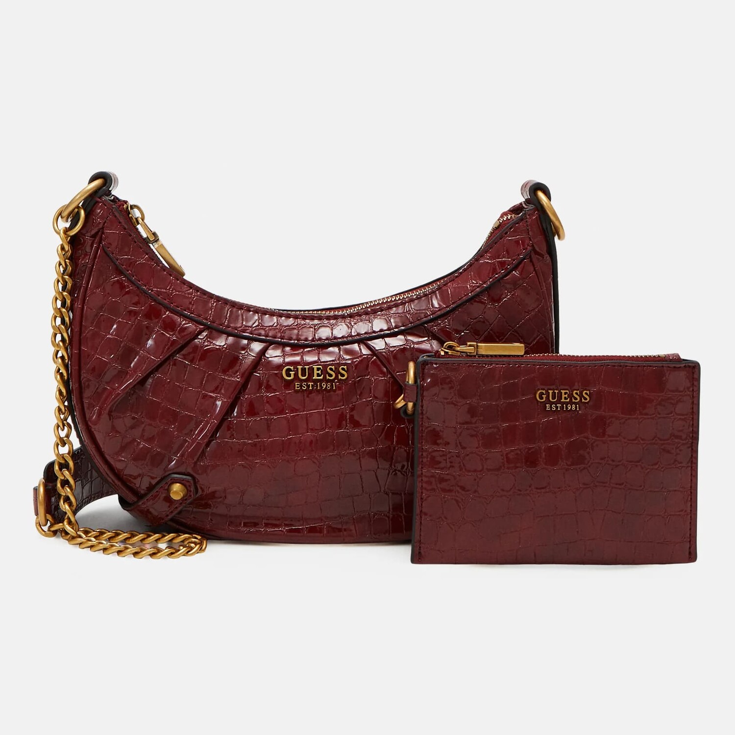 

Комплект сумок Guess Clelia, бордовый