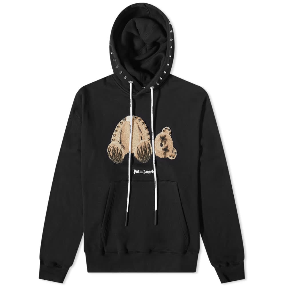 

Толстовка Palm Angels Punk Kill the Bear Popover Hoody, Черный