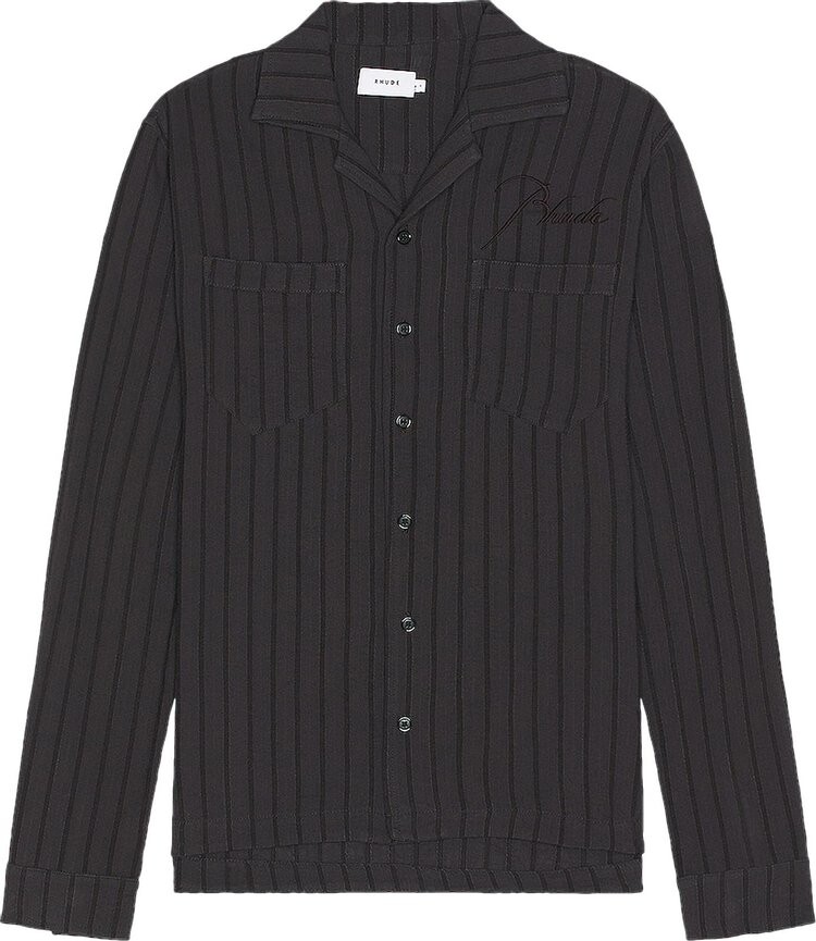 

Рубашка Rhude Slate Stripe Shirt 'Blue Stripe', синий