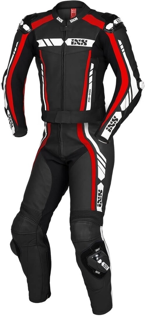 

IXS Sport RS-800 1.0 Два куска мотоцикл кожаный костюм, черный/красный/белый