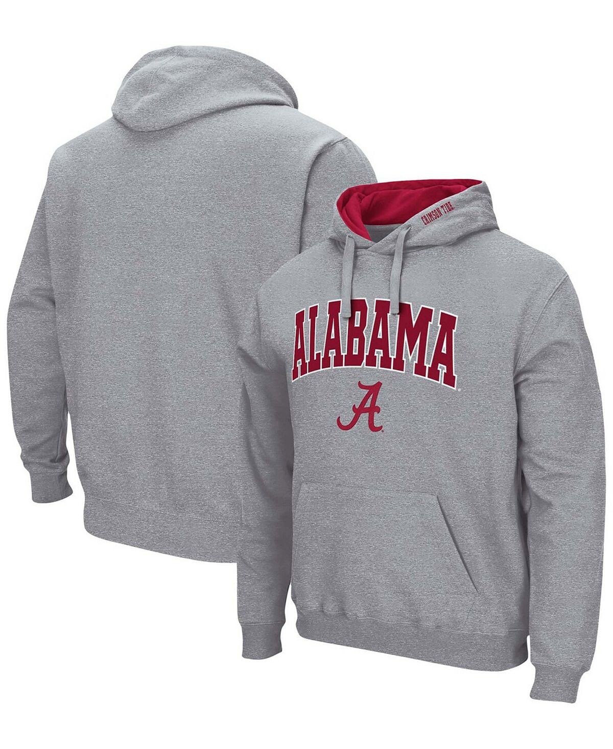 Мужская толстовка с капюшоном heather grey alabama crimson tide arch и логотипом 3.0 Colosseum, мульти