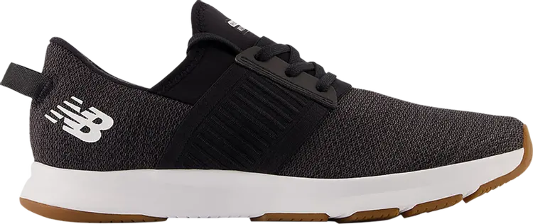 

Кроссовки New Balance Dynasoft Nergize v3 Slip On Big Kid 'Black White Gum', черный