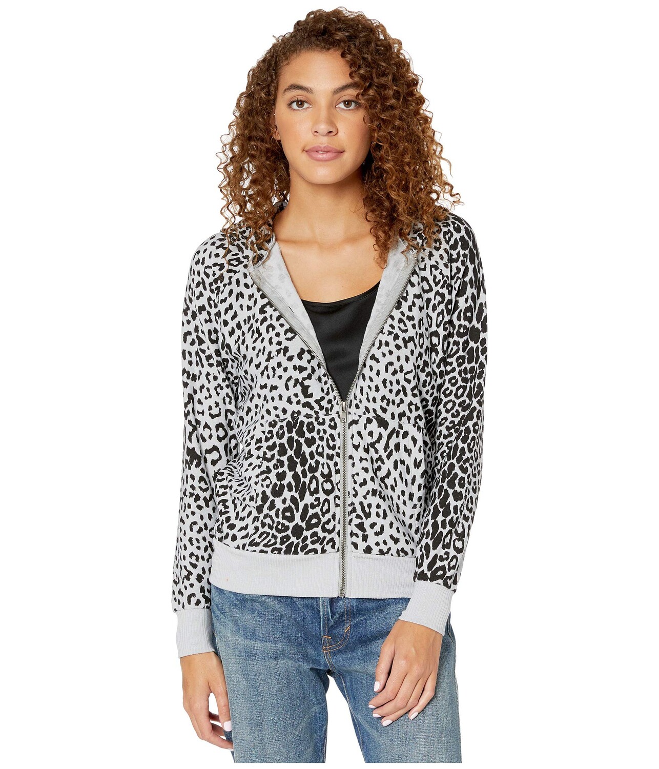 

Худи Chaser, Cozy Knit Raglan Zip-Up Hoodie