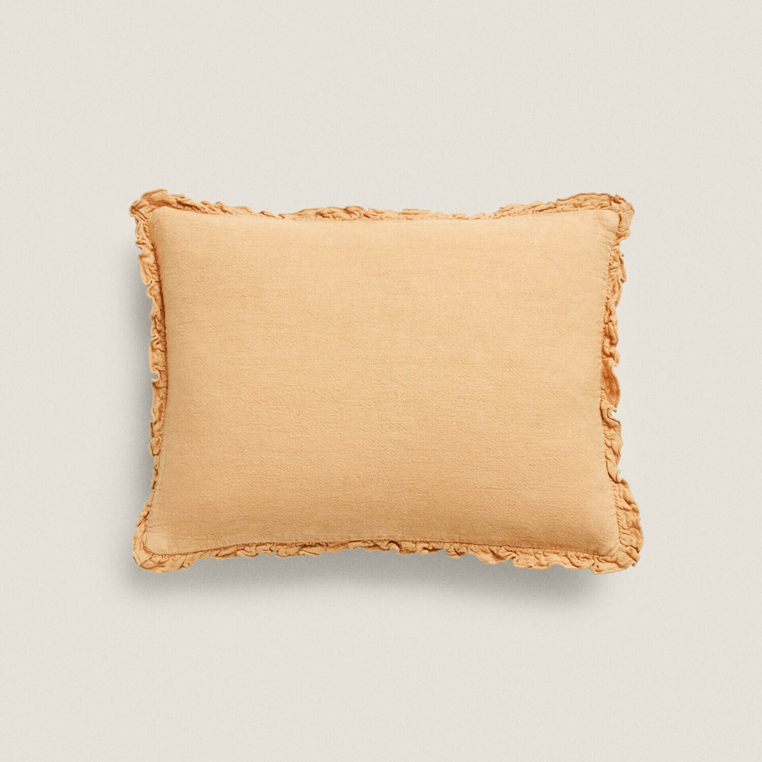 

Чехол для подушки Zara Home Linen, ярко-коричневый