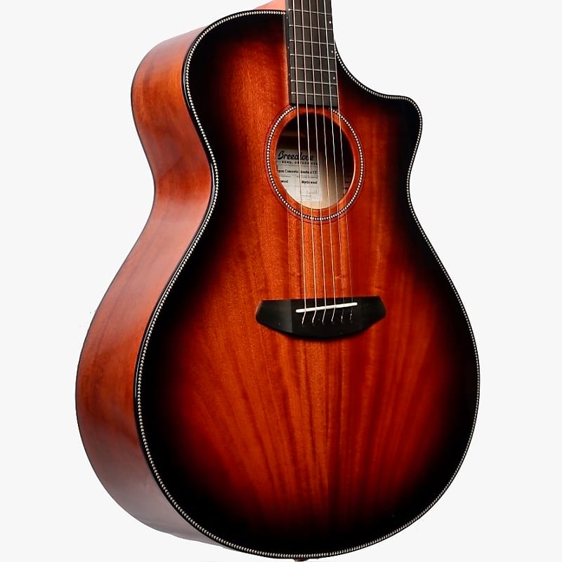 цена Breedlove Oregon Concerto Bourbon CE Myrtlewood #28066