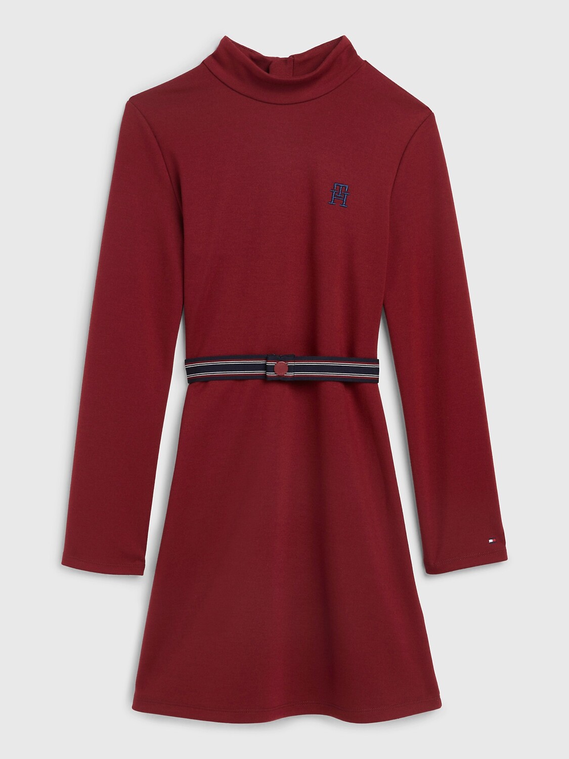 

Платье kids' th с монограммой и логотипом Tommy Hilfiger, руж