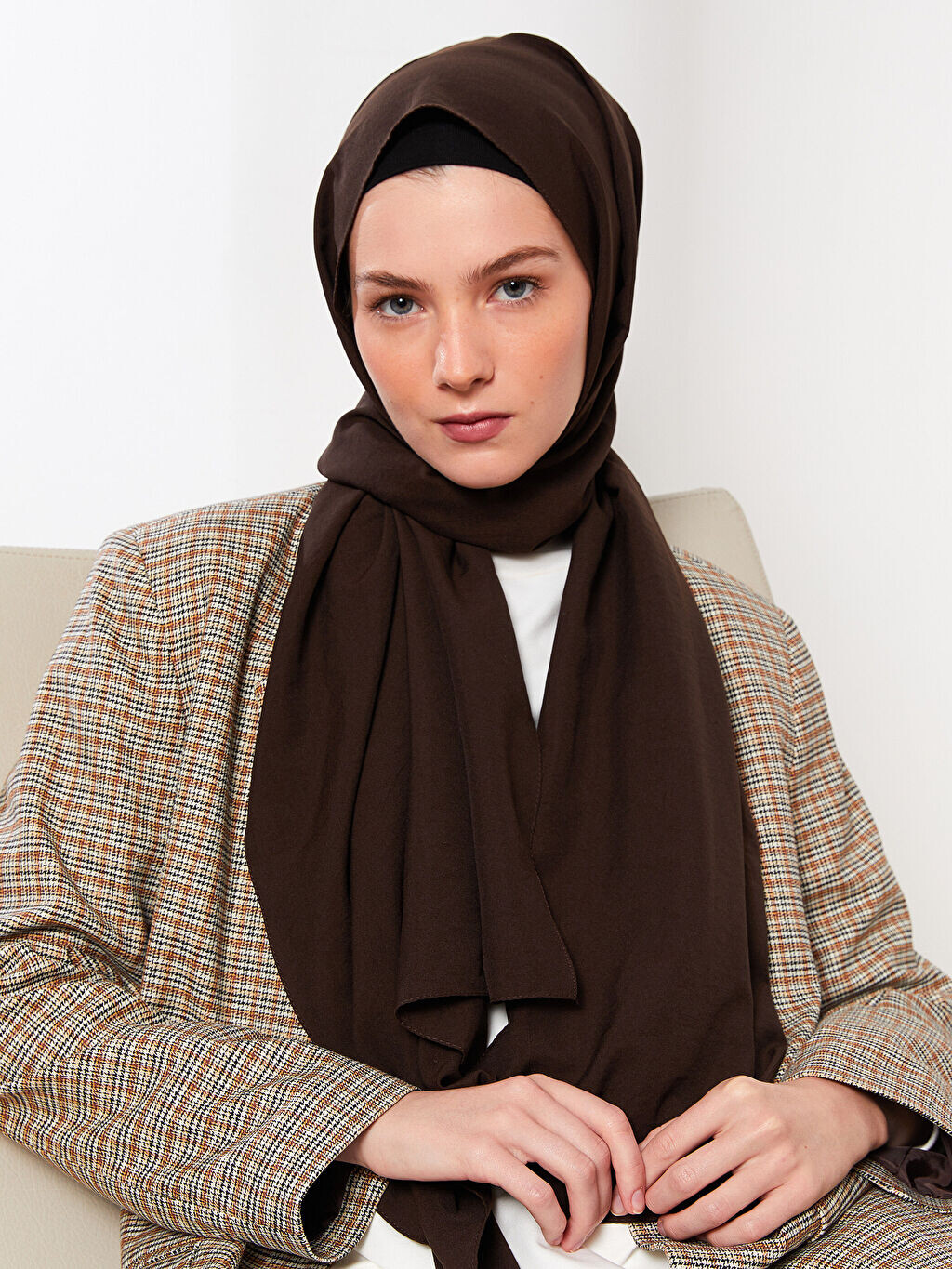 

Однотонная Женская шаль LCW Accessories