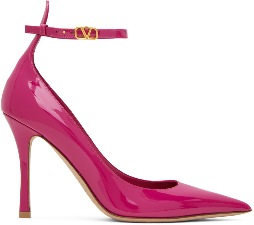 

Розовые туфли на каблуке Tan-Go 100 Valentino Garavani, Розовый