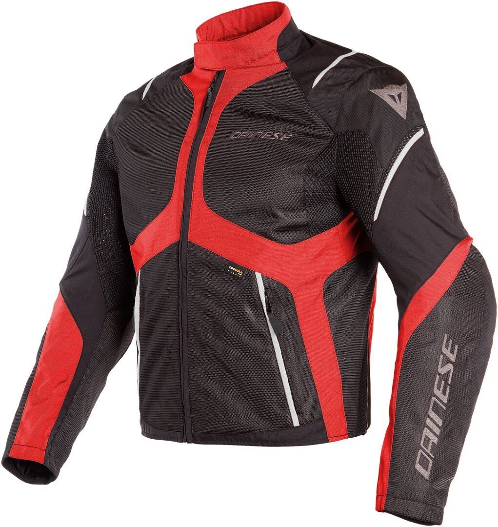 

Dainese Sauris D-Dry Текстильная куртка мотоцикла, черный/красный