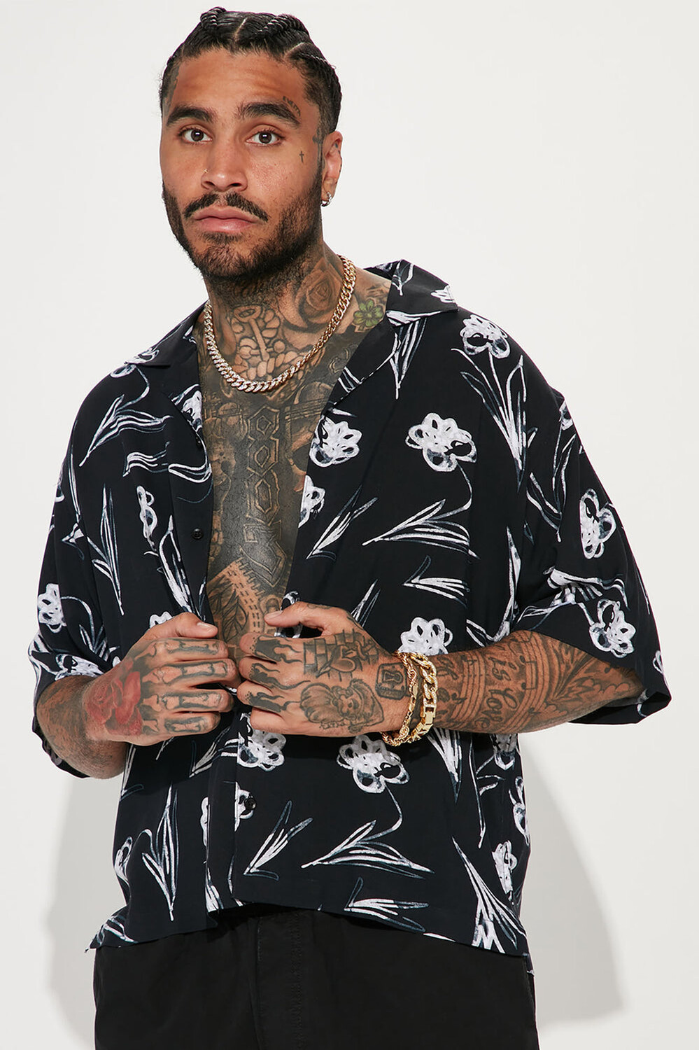 

Рубашка Fashion Nova ZDF01V310073, черный