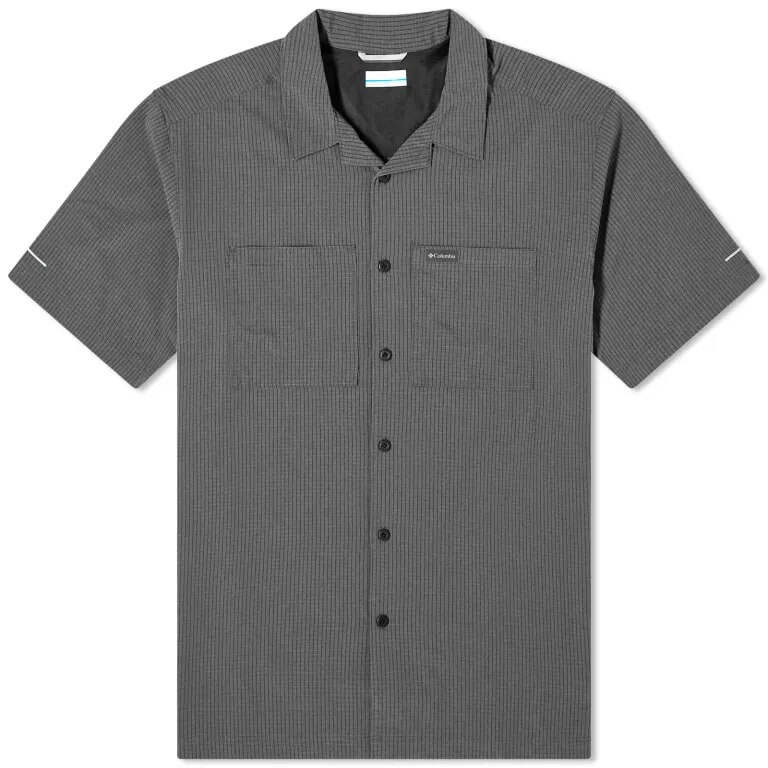 Рубашка Columbia Black Mesa Lw Short Sleeve, темно-серый