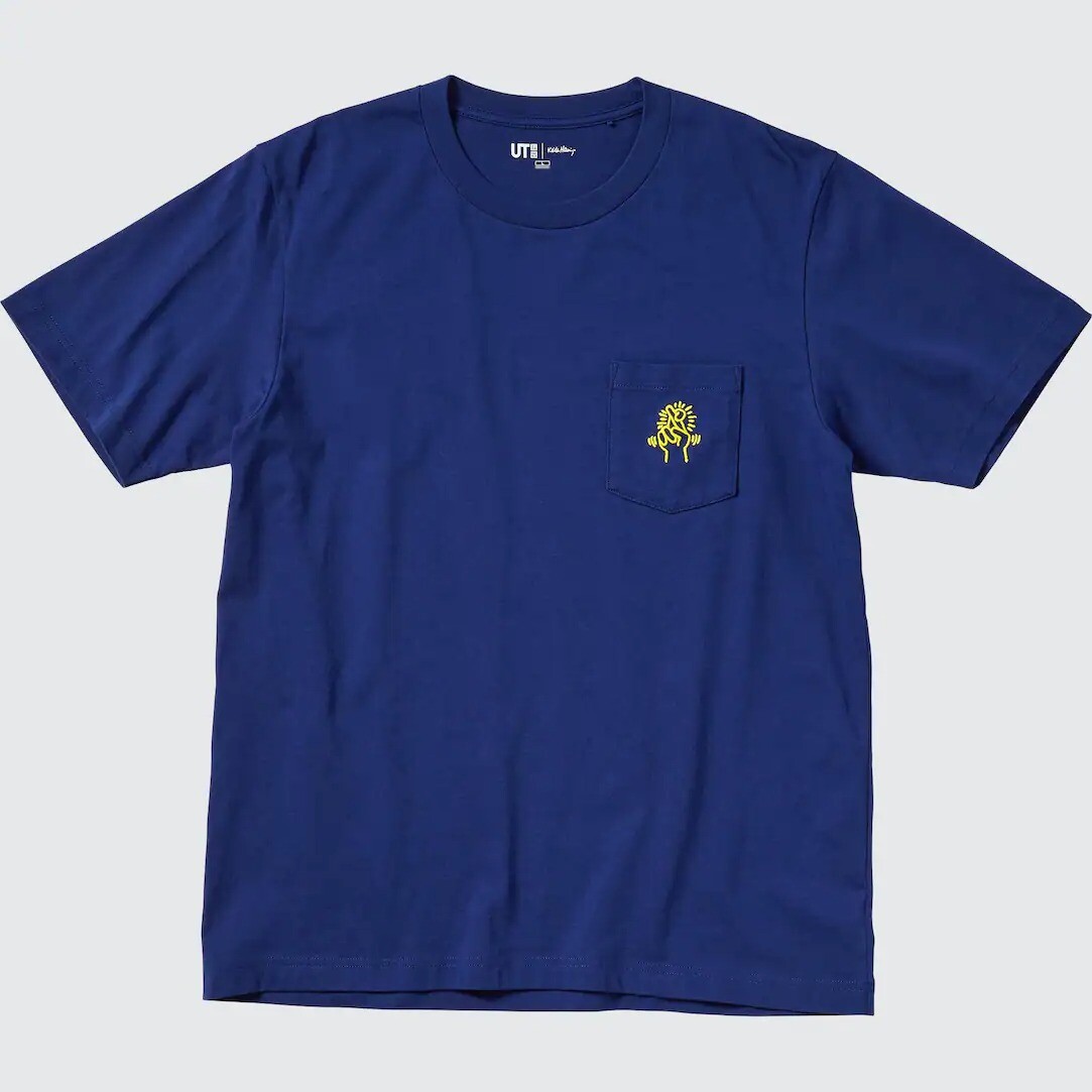 

Футболка Uniqlo UT NY Pop Art (Keith Haring), синий