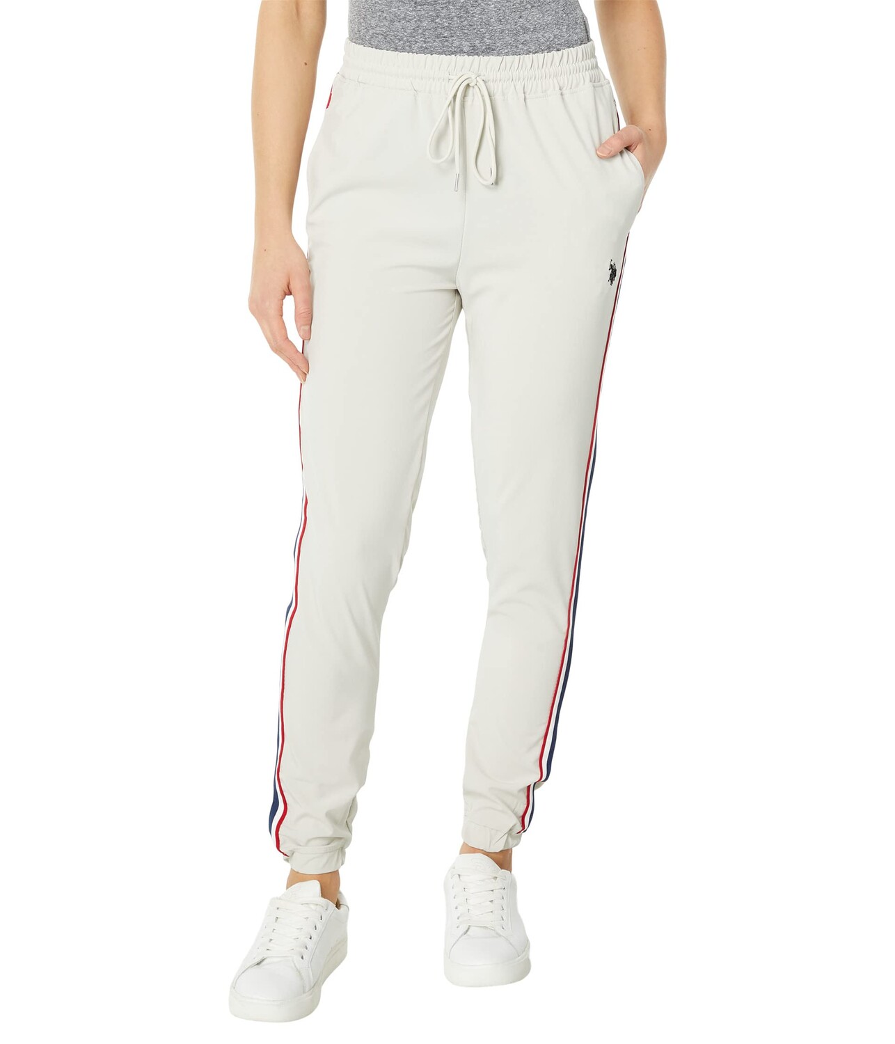 

Джогггеры U.S. POLO ASSN., Sidetape Joggers, Серый