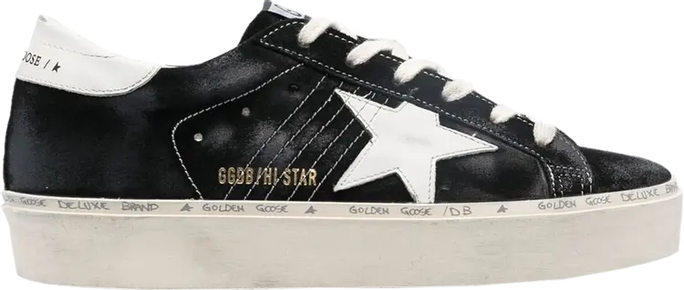 

Кроссовки Golden Goose Wmns Hi Star Black White, черный