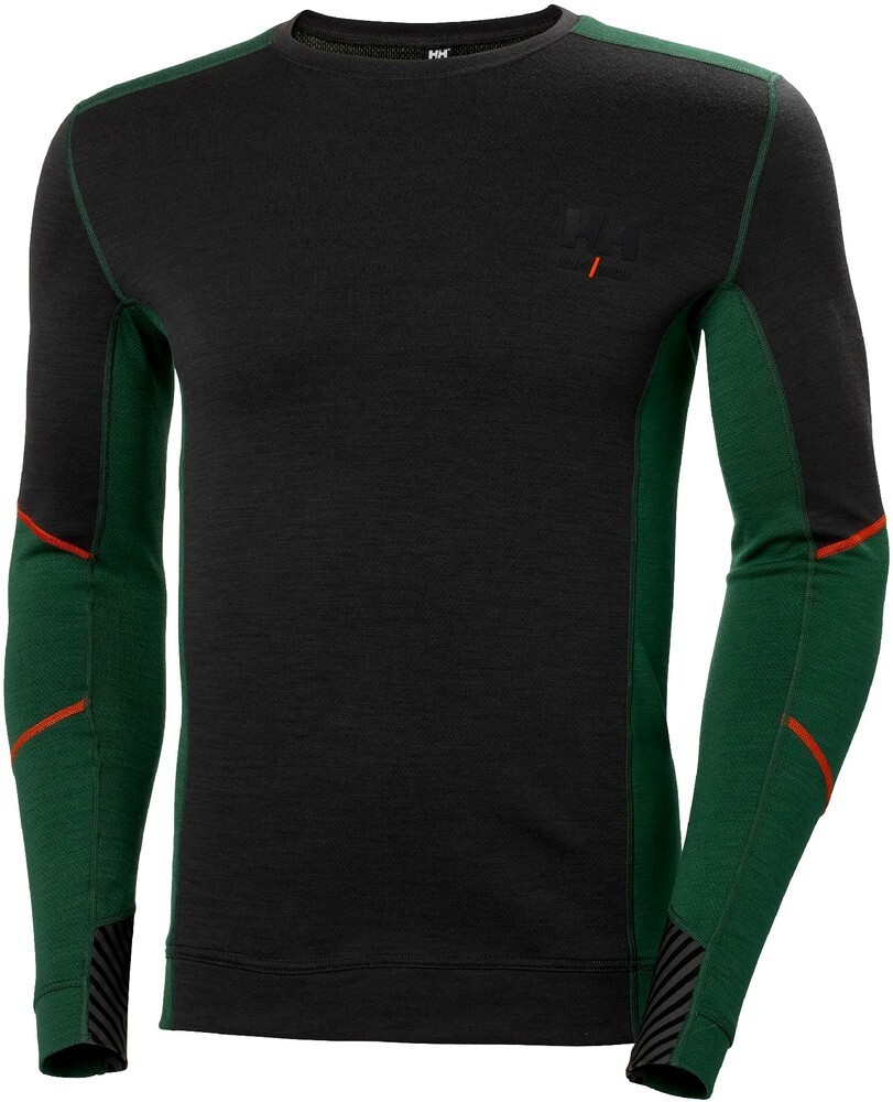 

Лонгслив Helly Hansen Lifa Merino Crewneck, зеленый