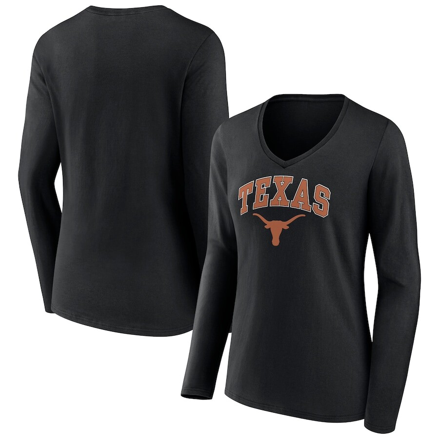 

Футболка с длинным рукавом Fanatics Branded Texas Longhorns, черный