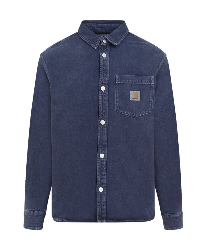 

Рубашка Джорджа ВВС Carhartt Wip, синий