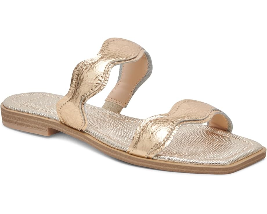 

Сандалии Dolce Vita Ilva Low, цвет Gold Distressed Leather