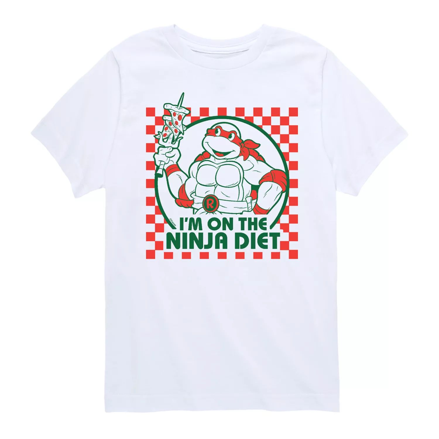 Футболка с рисунком «Черепашки-ниндзя» для мальчиков 8–20 лет, диетическая пицца, футболка Licensed Character зеленая футболка с рисунком черепашки ниндзя для мальчиков 8–20 лет licensed character