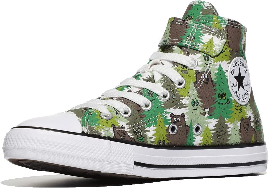 

Кроссовки Ctas 1V Hi Converse, цвет White/Aloe Green/Green
