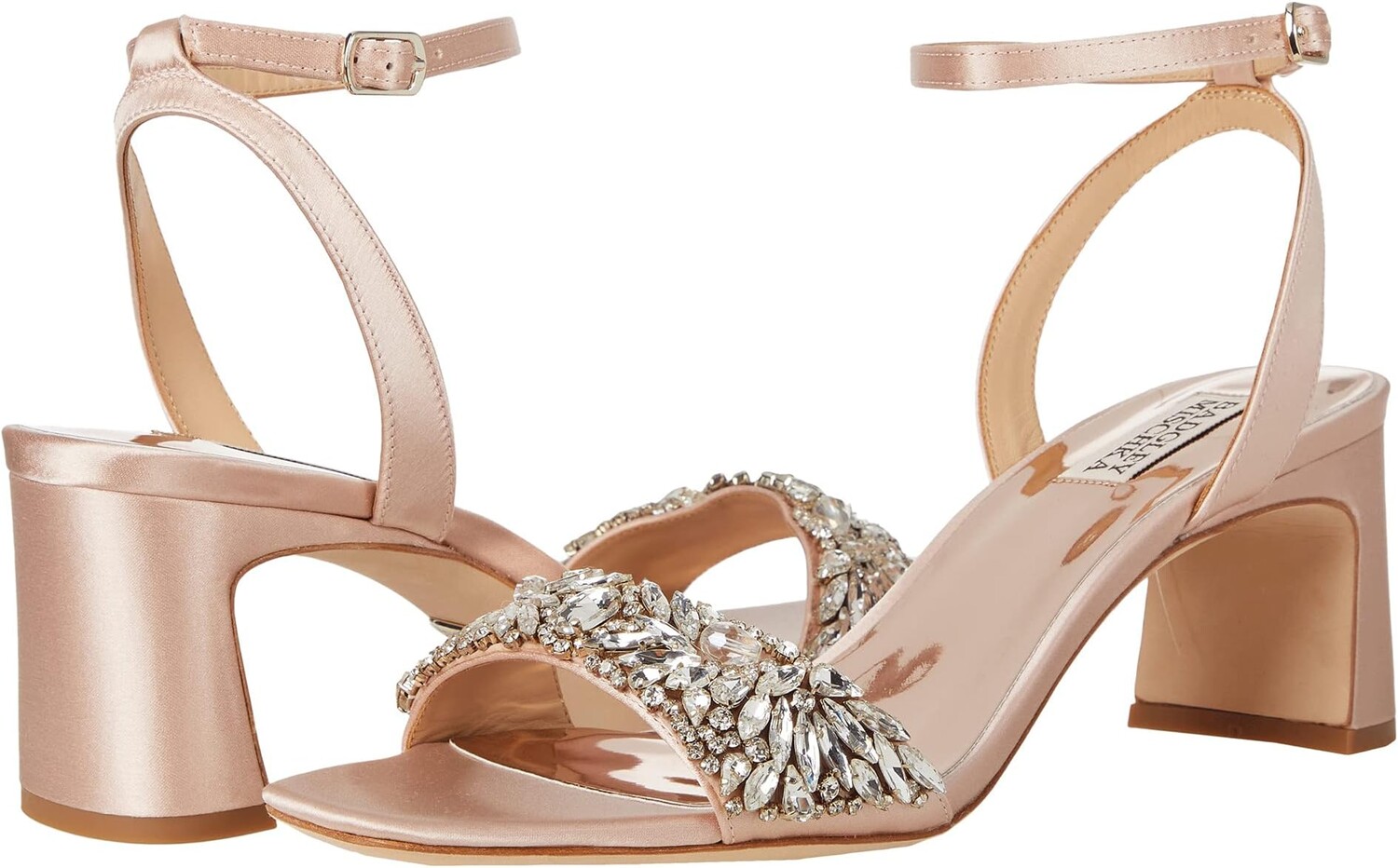 

Босоножки Marsha Badgley Mischka, цвет Soft Blush
