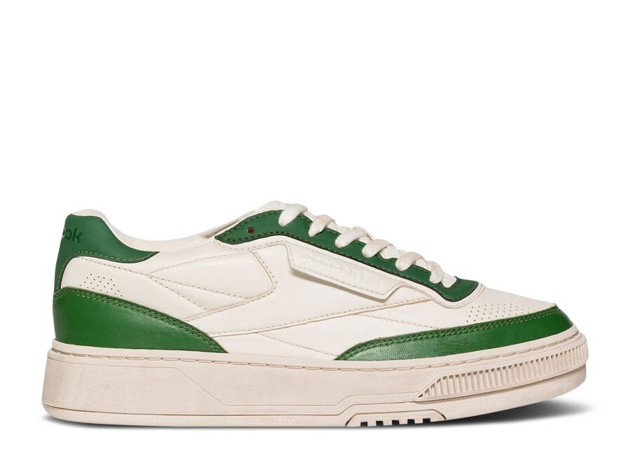 

Кроссовки Reebok Club C Ltd 'Cream White Vintage Green', кремовый