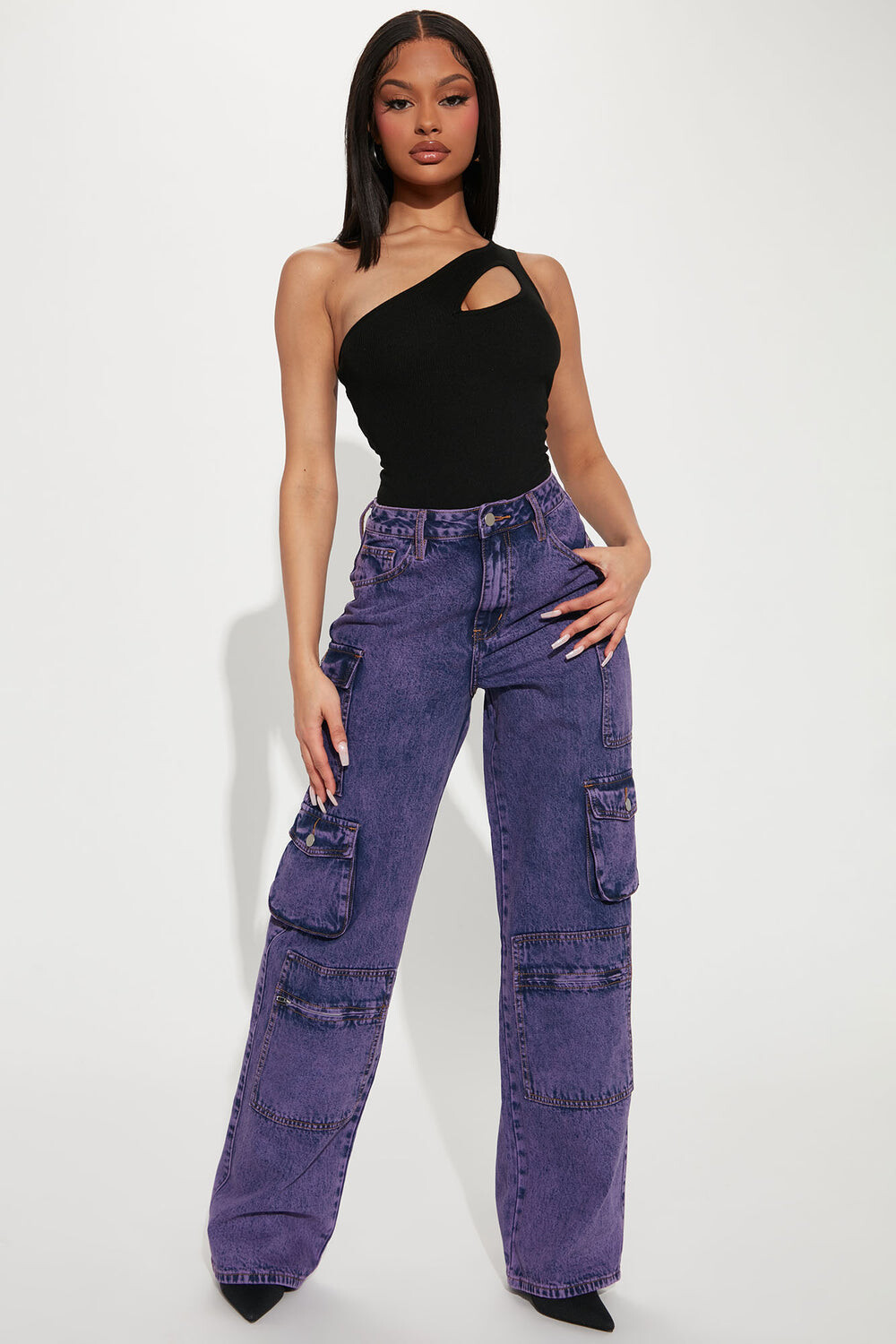 

Джинсы Fashion Nova DT14WB1D2, фиолетовый