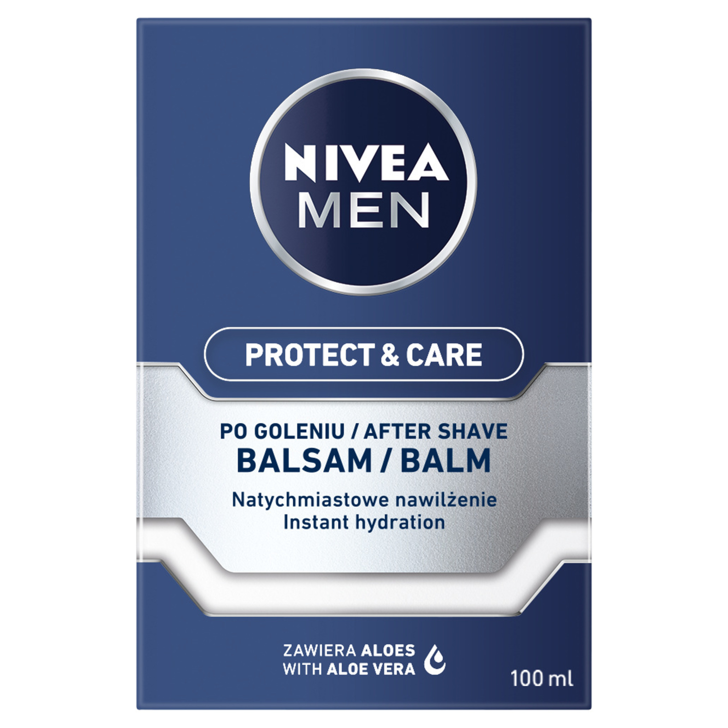 Nivea Men Protect & Care увлажняющий бальзам после бритья с витамином Е и провитамином В5, 100 мл - фото