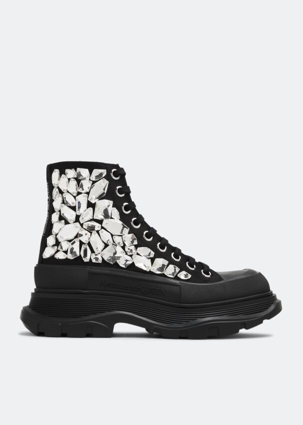 

Ботинки ALEXANDER MCQUEEN Tread Slick boots, черный