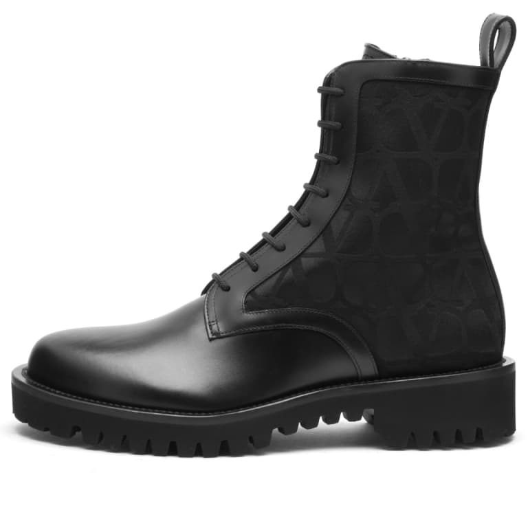 Ботинки Valentino Icon Combat, черный ботинки tamaris combat черный