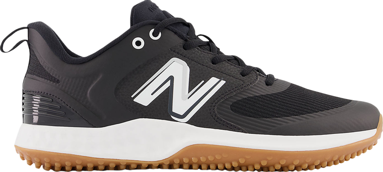 Кроссовки New Balance Fresh Foam 3000v6 Turf 'Black White Gum', черный - фото