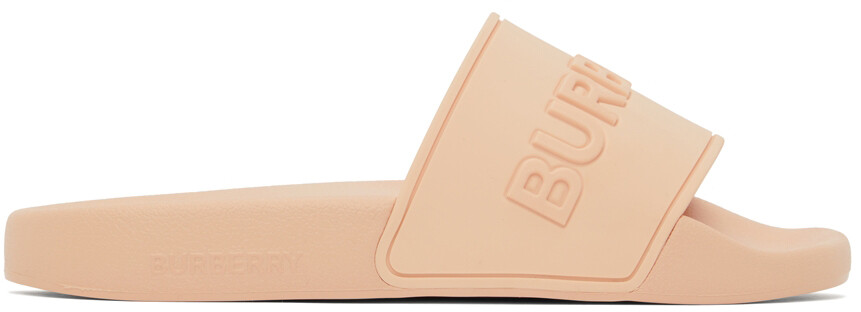 

Розовые шлепанцы Furley Burberry