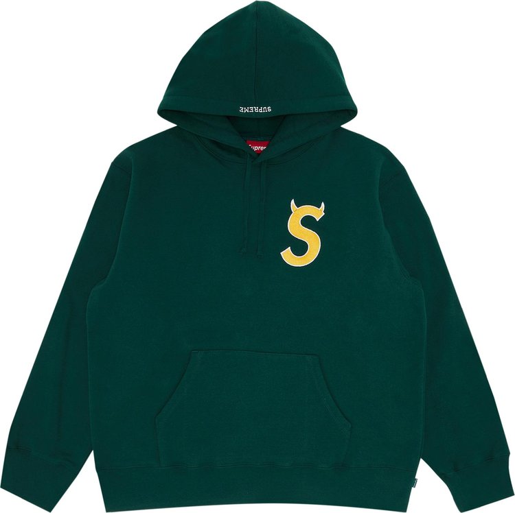 Green sale hoodie supreme