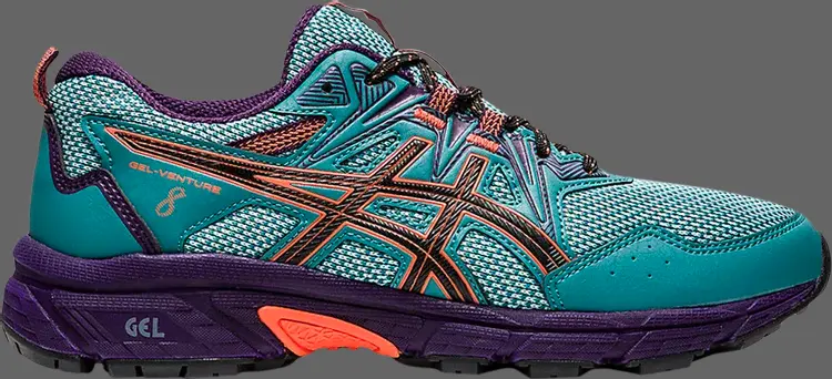 

Кроссовки wmns gel venture 8 'misty pine nova orange' Asics, синий