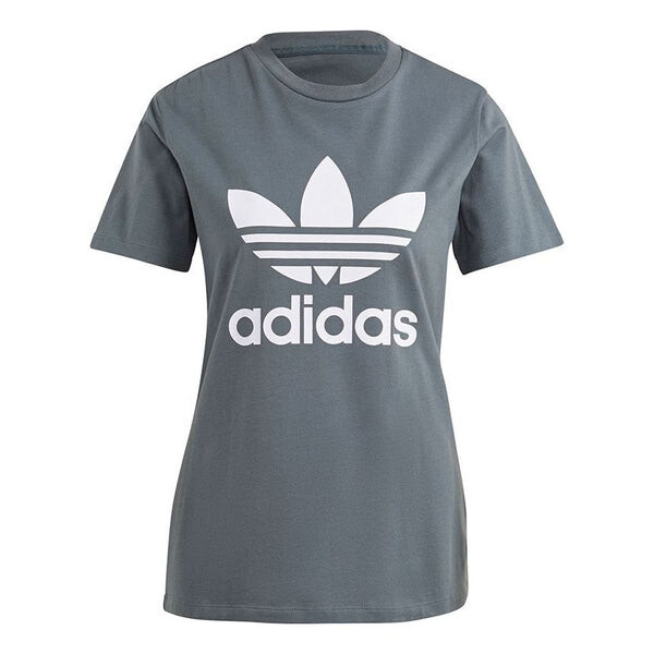

Футболка Adidas originals Classic Logo Athleisure Casual Sports Short Sleeve Navy Blue T-Shirt, Синий