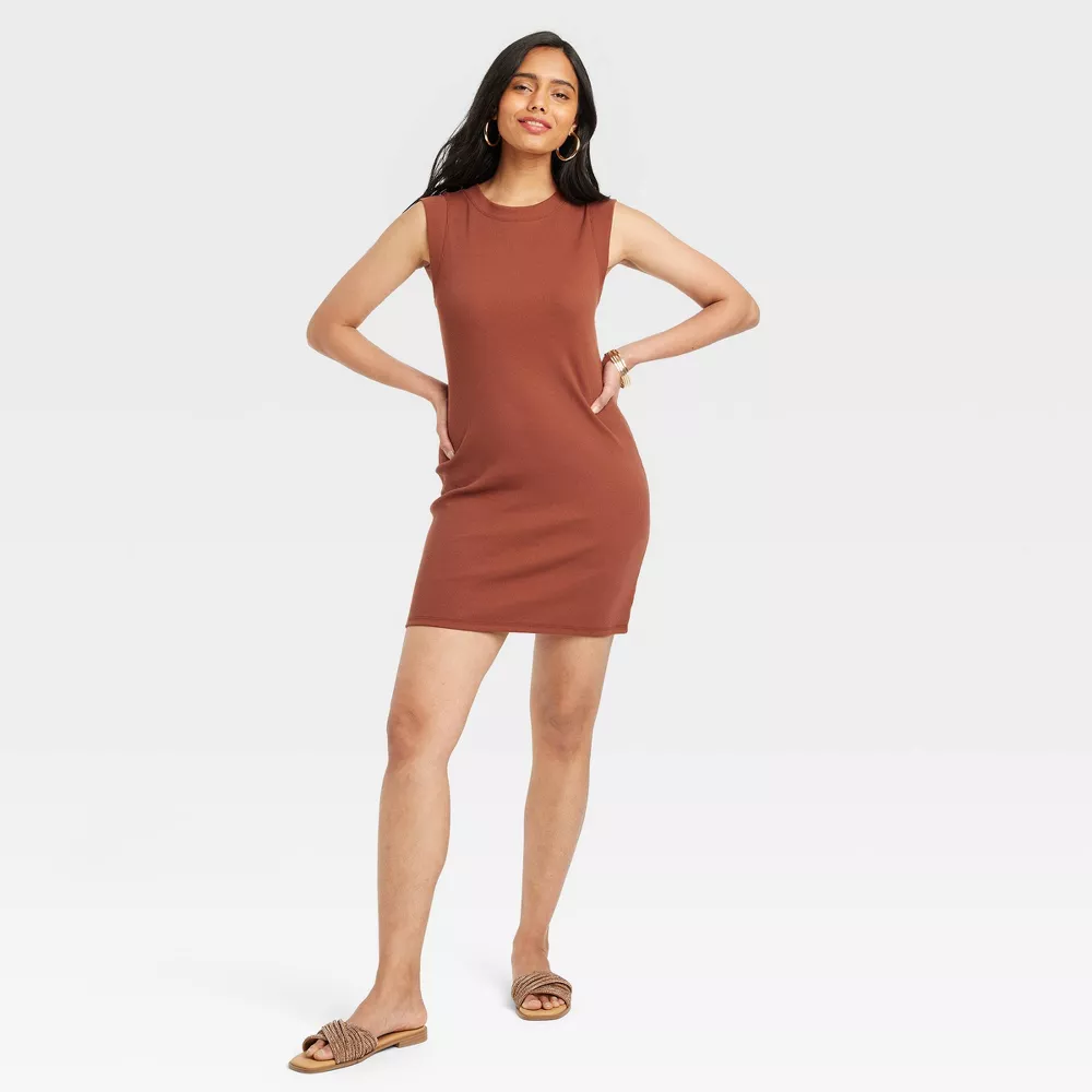 

Женское трикотажное мини-платье Muscle Tank - A New Day, цвет Brown