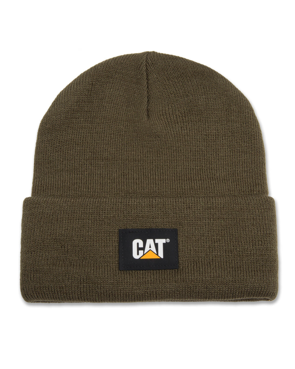 

Мужская шапка с манжетами CAT Label, болотный