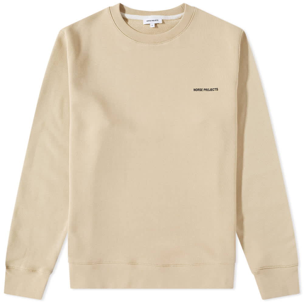 

Толстовка Norse Projects Vagn Logo Crew Sweat, Серый