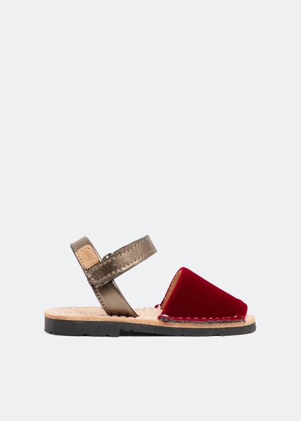 

Сандалии CASTELL Velvet sandals, красный