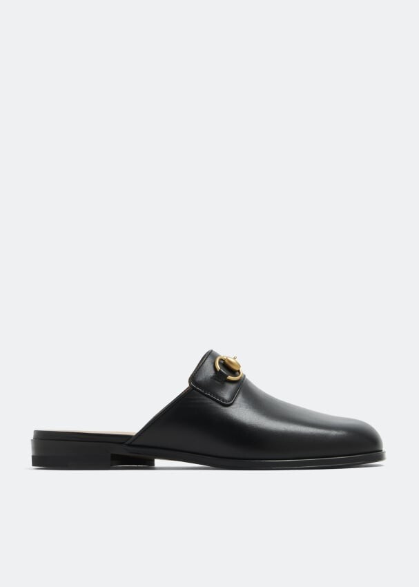 

Слиперы GUCCI Horsebit slippers, черный