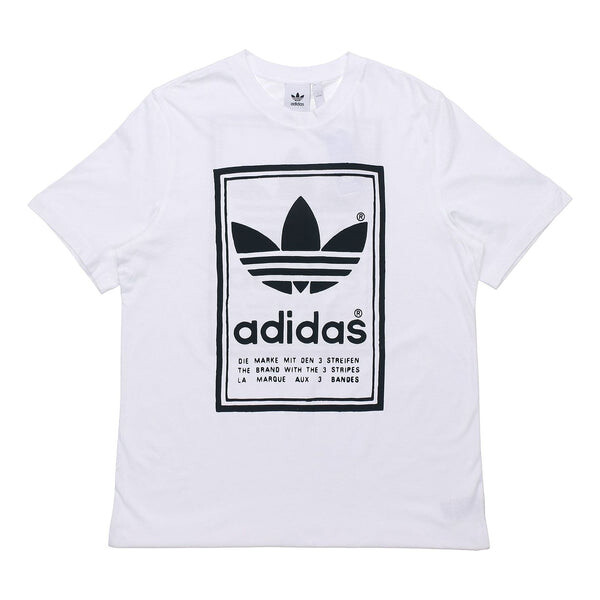 

Футболка Adidas originals Vintage Tee White Round Neck Breathable Short Sleeve, Белый