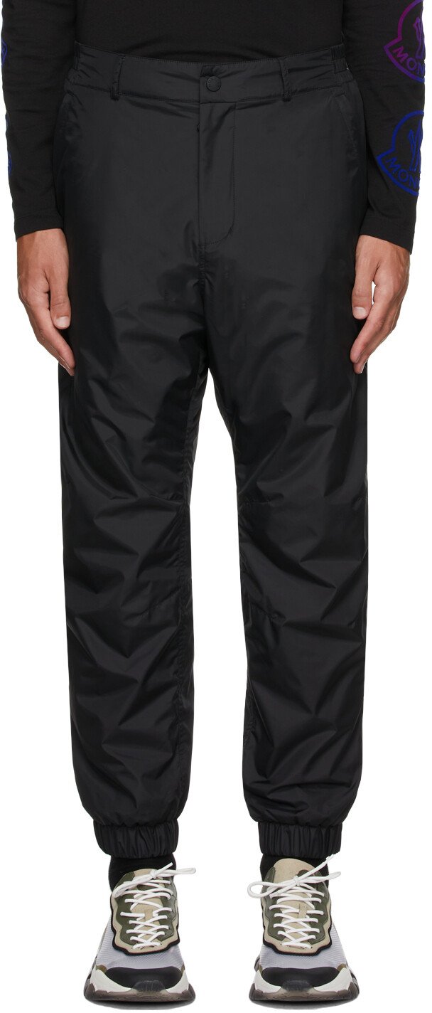 

Черные нейлоновые спортивные штаны Moncler Grenoble
