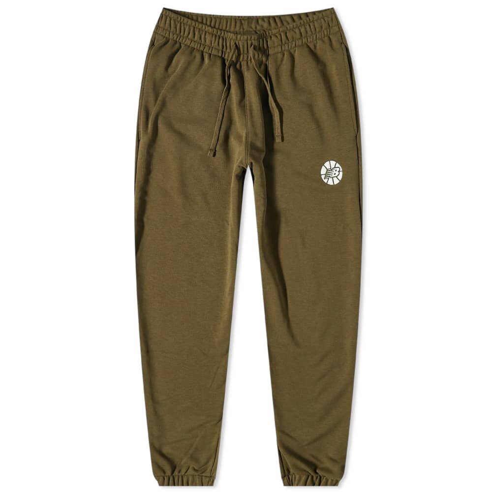

Брюки спортивные New Balance Hoops Essentials, темно-зеленый