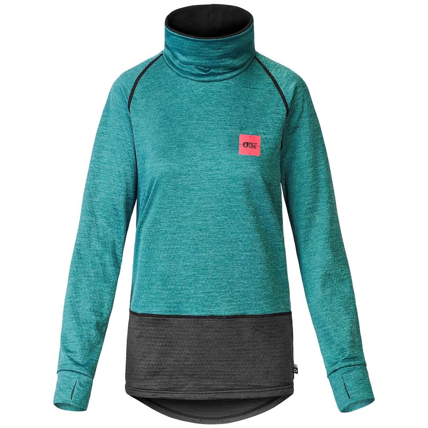 

Picture Organic Blossom Grid Fleece - Женские, dark sea