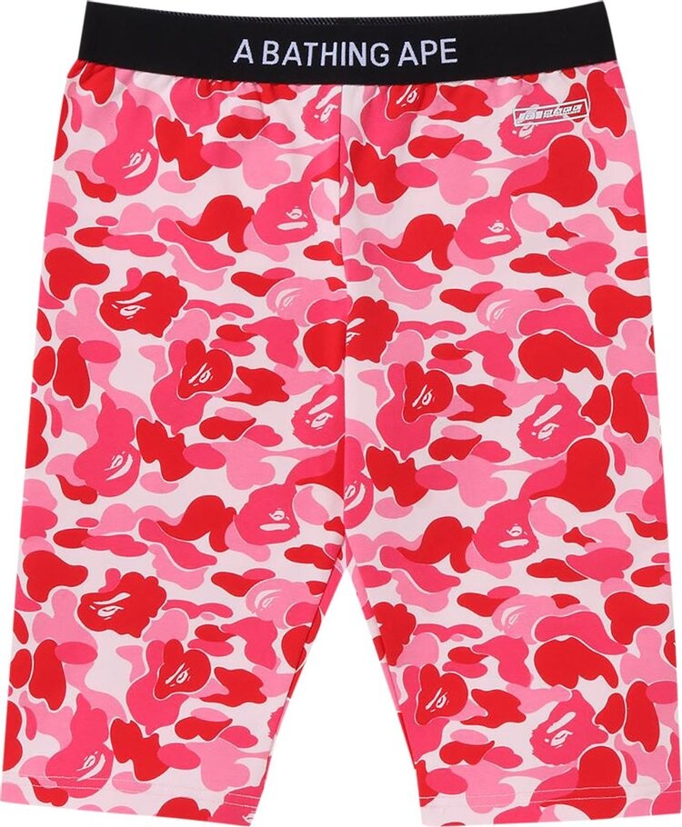 

Шорты BAPE ABC Camo Biker Shorts 'Pink', розовый