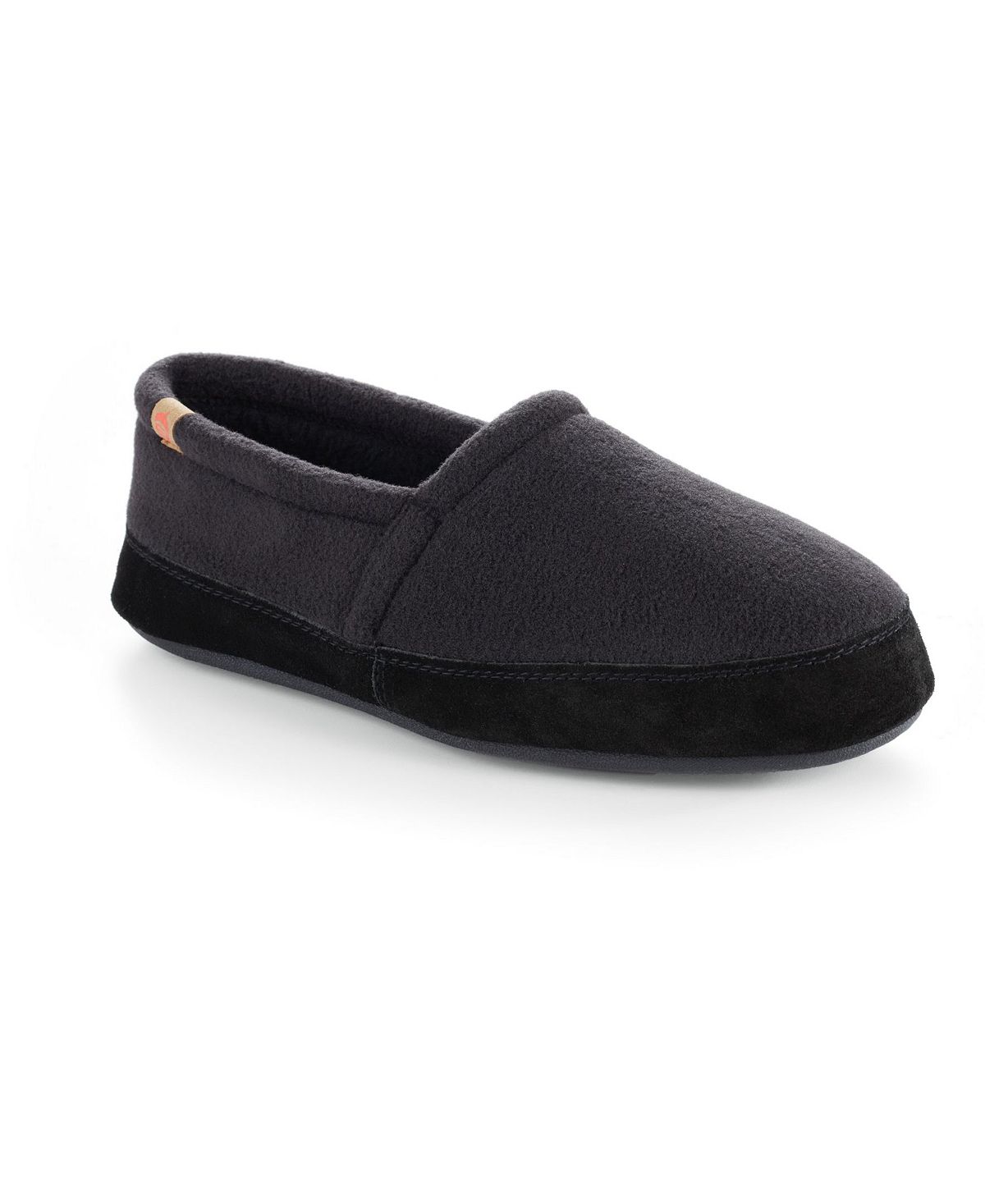 

Мужские тапочки без шнуровки moccasin comfort acorn Macy's, черный