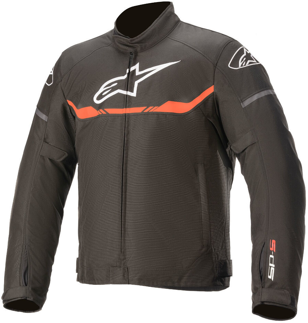 Мотоциклетная текстильная куртка Alpinestars T-SPS WP, черный/красный