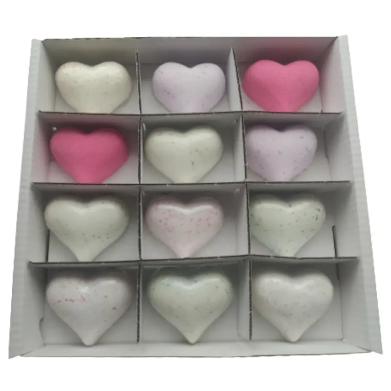 

Green Garden набор: натуральные шарики для ванн в форме сердца, 12 шт./1 уп.