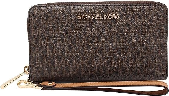 

Женский дорожный многофункциональный чехол для телефона Michael Kors Jet Set, коричневый желудь