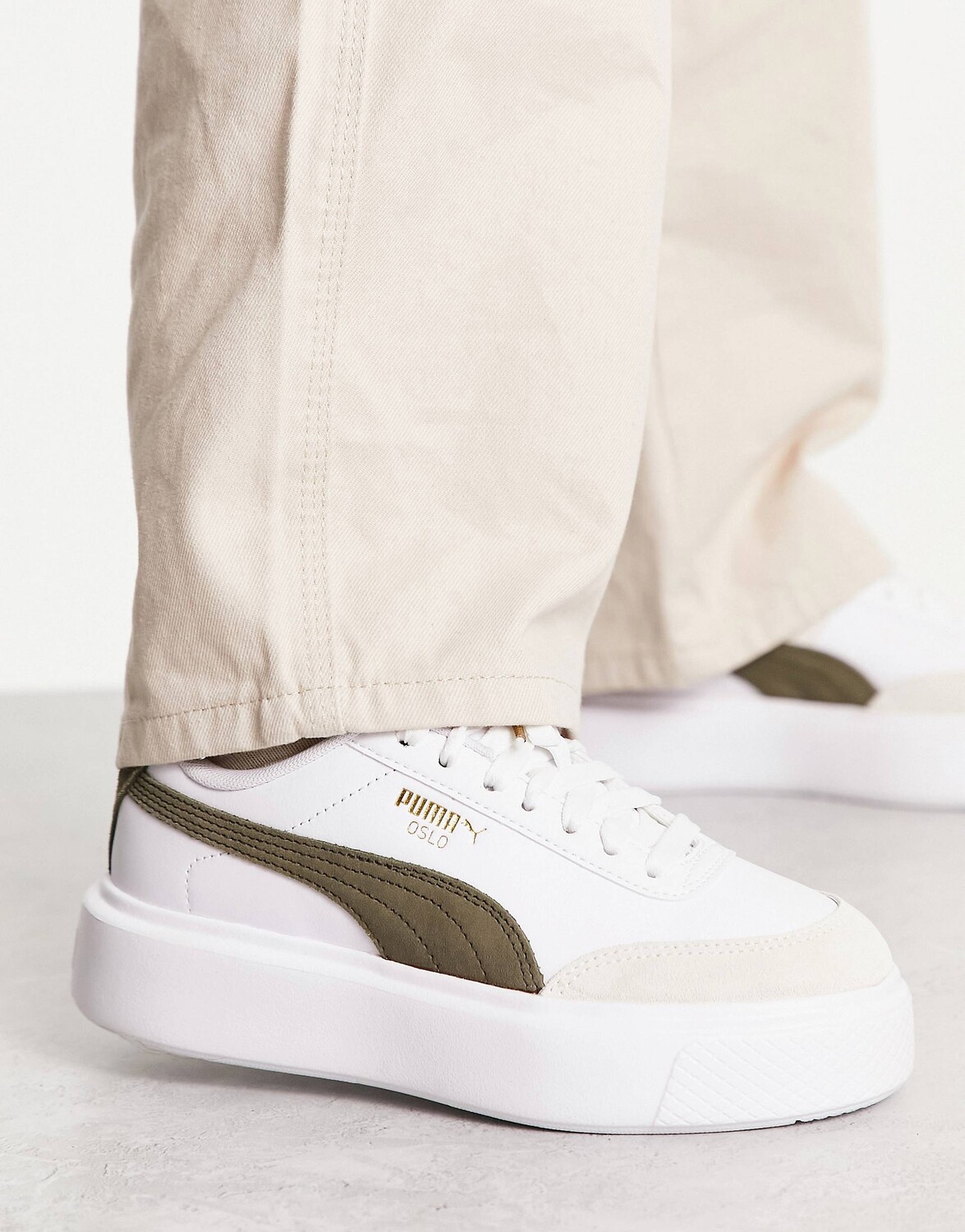

Кроссовки Puma Olso Maja, бело-зеленый